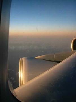 il n'y a rien de plus beau que des couchers de soleil dans les airs