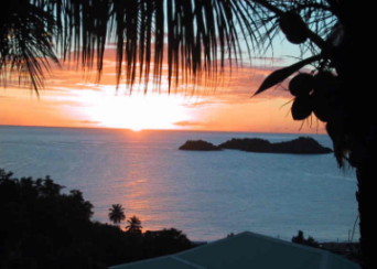 il parat que les couchers de soleil sont comme a l bas