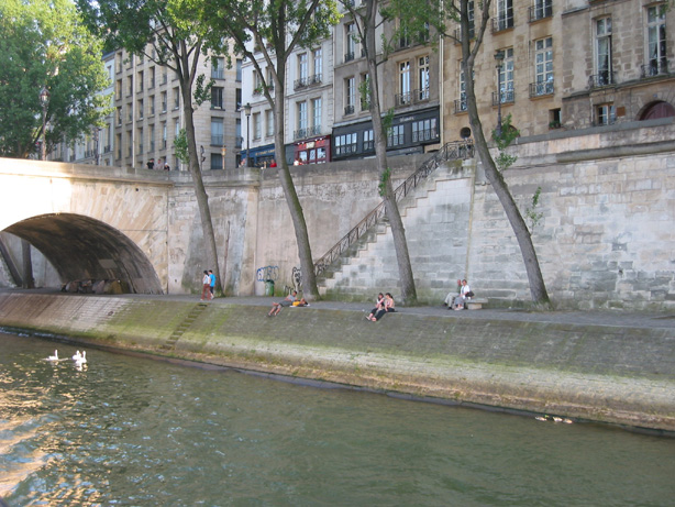 Sur les bords de la Seine